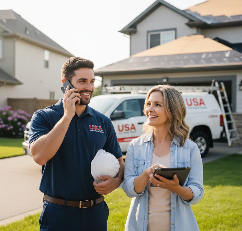 USA Roof Repair Experts customer support in Manistique